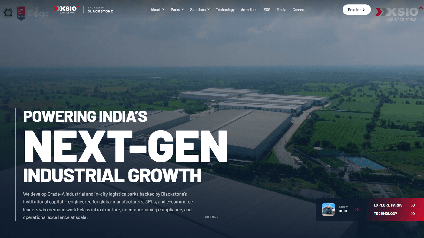 XSIO — XSIO Logistics Parks